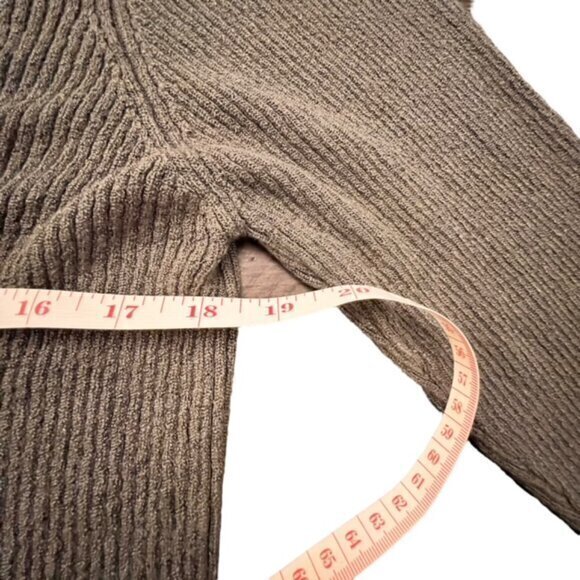 Bice Cardigan Sweater Women's Size Large Dark Grey Business Casual Fitted Button - Picture 10 of 11